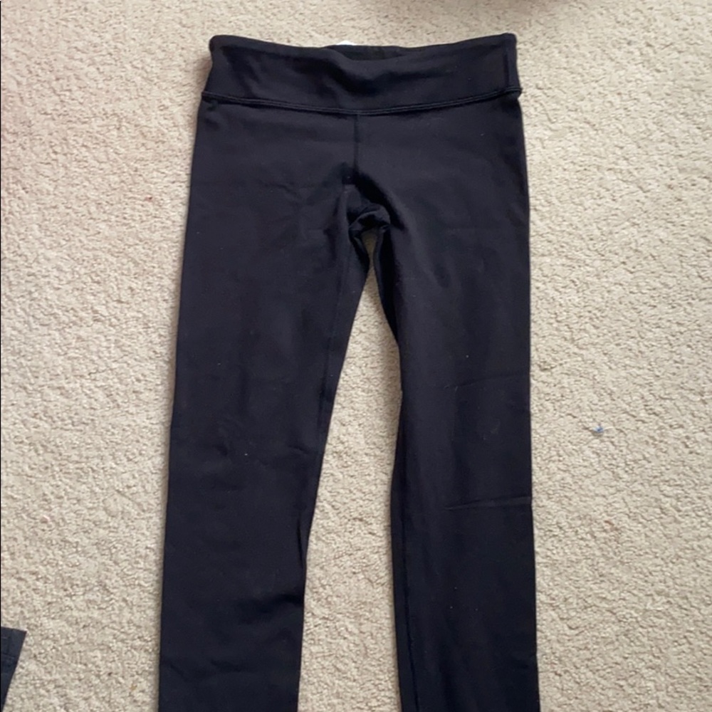 Ivivva Black Rhythmic Tight Leggings